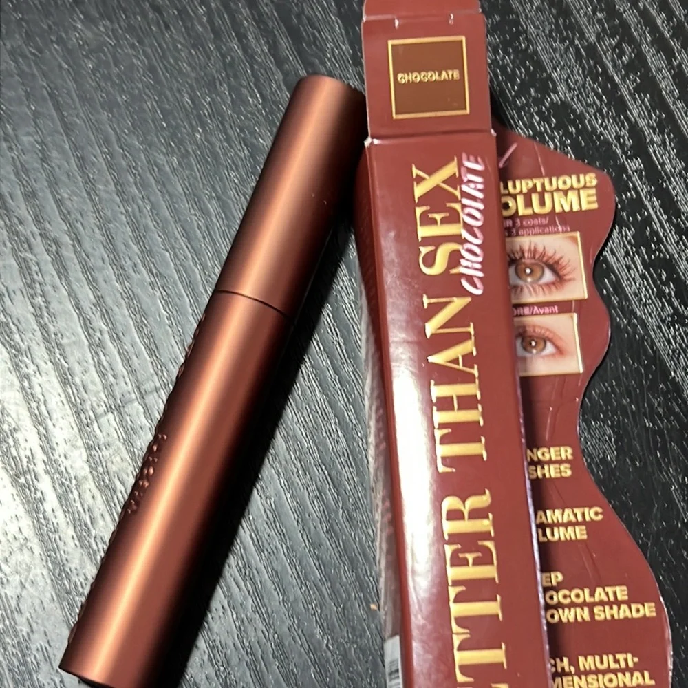 💋♣️Too Faced Better Than Sex Chocolate Mascara Full Size